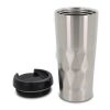 Termo con forma de rombos 450ml Plata