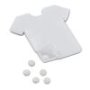 Dispensador de caramelos forma camiseta Blanco | sin montaje de publicidad | no disponible | no disponible | no disponible
