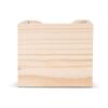 Bloque de notas 10x10x8.5cm FSC en caja de cubo de madera Natural | sin montaje de publicidad | no disponible | no disponible | no disponible