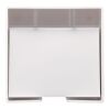 Bloque de notas 10x10x10cm FSC en caja de cubo con compartimentos para artículos Blanco | sin montaje de publicidad | no disponible | no disponible | no disponible