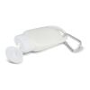 Loción solar con mosquetón SPF30 material reciclado Blanco