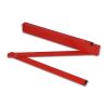 Regla plegable de madera 2m premium pintada Rojo / Blanco | sin montaje de publicidad | no disponible | no disponible | no disponible
