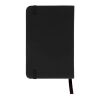 Cuaderno R-PET/PU GRS A6 negro | sin montaje de publicidad | no disponible | no disponible | no disponible