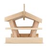 Comedero de madera para pájaros FSC Natural | sin montaje de publicidad | no disponible | no disponible | no disponible