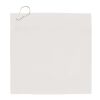 Toalla de golf de secado rápido con gancho R-PET 30x30cm sublimación Blanco-Gris | sin montaje de publicidad | no disponible | no disponible