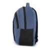 Mochila de lona de algodón reciclado Harper Azúl oscuro