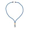 Lanyard Paracord R-PET Azul / Blanco | sin montaje de publicidad | no disponible | no disponible