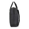 Mochila de R-PET 600D con revestimiento de PU, 27,5 x 12 x 37,5 cm, 12 litros negro | sin montaje de publicidad | no disponible | no disponible