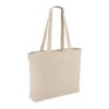 Bolsa Tote de algodón con cremallera OEKO-TEX® 47 x 11 x 35 cm 320 g/m². Ecru