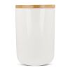 Bote Cerámica y Bambú 900ml Blanco | sin montaje de publicidad | no disponible | no disponible | no disponible