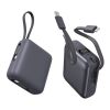 Nova Powerbank 22,5 W Power Delivery con cables integrados 10 000 mAh gris oscuro | sin montaje de publicidad | no disponible | no disponible