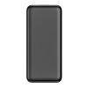 Batería externa Nolu con pantalla LED de 10 000 mAh Negro | Impresión Digital | parte superior | 55 mm x 100 mm