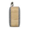 Altavoz inalámbrico Bamboo 5 W Natural | Impresión Digital | frente | 50 mm x 50 mm