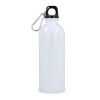Botella de acero inoxidable reciclado de pared simple, 500 ml. Blanco | sin montaje de publicidad | no disponible | no disponible