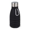 Botella de agua plegable 550 ml Negro | sin montaje de publicidad | no disponible | no disponible