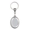 Llavero Oval Plateado | sin montaje de publicidad | no disponible | no disponible | no disponible