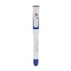 BIC® XS Finestyle Blanco-azul marino | tinta azul | Impresión De Pantalla 1 color | Cuerpo-Centrado al Clip | 25.00 mm x 35.00 mm