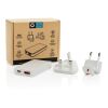 Cargador plano Fluxo RCS 65W GaN y conectores universales Blanco