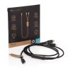 Cable de salida dual USB-C Terra 100W RCS negro-gris