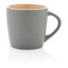 Taza de cerámica con interior de color marron-gris | sin montaje de publicidad | no disponible | no disponible