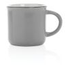 Taza de cerámica vintage gris | sin montaje de publicidad | no disponible | no disponible