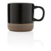 Taza de cerámica esmaltada negro | sin montaje de publicidad | no disponible | no disponible