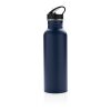 Botella de actividad acero inoxidable Deluxe azul marino | sin montaje de publicidad | no disponible | no disponible | no disponible