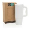Vaso de acero inoxidable reciclado RCS antigoteo Embrace blanco | sin montaje de publicidad | no disponible | no disponible