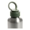 Botella de agua antigoteo Ripple RCS R-steel con asa 750 ml verde | sin montaje de publicidad | no disponible | no disponible