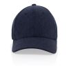 Gorra 6 paneles tejido jaspeado reciclado Milo AWARE™200 gr azul marino | sin montaje de publicidad | no disponible | no disponible | no disponible