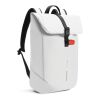 Mochila urbana resistente al agua con solapa gris-negro | sin montaje de publicidad | no disponible | no disponible