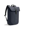 Mochila urbana resistente al agua con solapa azul marino jaspeado-negro | sin montaje de publicidad | no disponible | no disponible