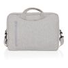 "Maletín ordenador 15,4"" de algodón reciclado Laluka AWARE™ gris | sin montaje de publicidad | no disponible | no disponible | no disponible