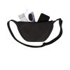 Bolsa bandolera Crescent AWARE™ de RPET negro | sin montaje de publicidad | no disponible | no disponible | no disponible