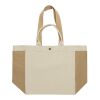 Bolsa de compra BEAU AWARE™ de lona reciclada 400 g/m² blanco