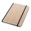 Cuaderno de lujo Treeline A5 con tapa de madera marron | sin montaje de publicidad | no disponible | no disponible