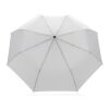 Mini paraguas RPET 190T de bambú 20.5" Impact AWARE ™ blanco | sin montaje de publicidad | no disponible | no disponible