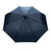 Paraguas automático RPET 190T bambú de 21" Impact AWARE ™ azul marino | sin montaje de publicidad | no disponible | no disponible