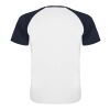 Camiseta deportiva de manga corta unisex "Indianapolis" Estándar | Blanco-Navy Blue | roly-M | sin montaje de publicidad | no disponible | no disponible | no disponible