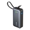 Batería externa Anker Nano 30W con cable USB-C integrado negro