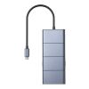 Hub de datos Anker PowerExpand 11 en 1 USB-C PD de 10 Gbps gris