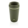 Vaso de plástico reciclado Topl To Go con tapa patentada 360 verde | sin montaje de publicidad | no disponible | no disponible