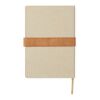 Libreta VINGA Bosler de lona reciclado RCS marron | sin montaje de publicidad | no disponible | no disponible