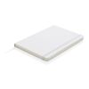 Libreta A5 básica de tapa dura blanco | sin montaje de publicidad | no disponible | no disponible