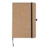 Cuaderno de cuero reciclado Gianna negro | sin montaje de publicidad | no disponible | no disponible