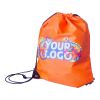 Mochila con cierre por cordones de tejido sin tejer, de 80 gr/m². naranja | sin montaje de publicidad | no disponible | no disponible