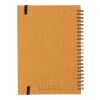 Cuaderno de cuero reciclado Egon marrón | sin montaje de publicidad | no disponible | no disponible