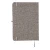 Cuaderno con tapa plegable de rPet Ernst gris | sin montaje de publicidad | no disponible | no disponible