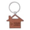 Llavero de cuero reciclado Jim marrón | sin montaje de publicidad | no disponible | no disponible