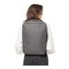 Mochila para pc de poliéster rPET Eulalia gris | sin montaje de publicidad | no disponible | no disponible